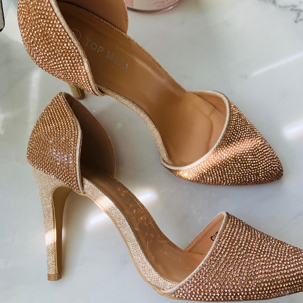 🦋Rose Gold Heels